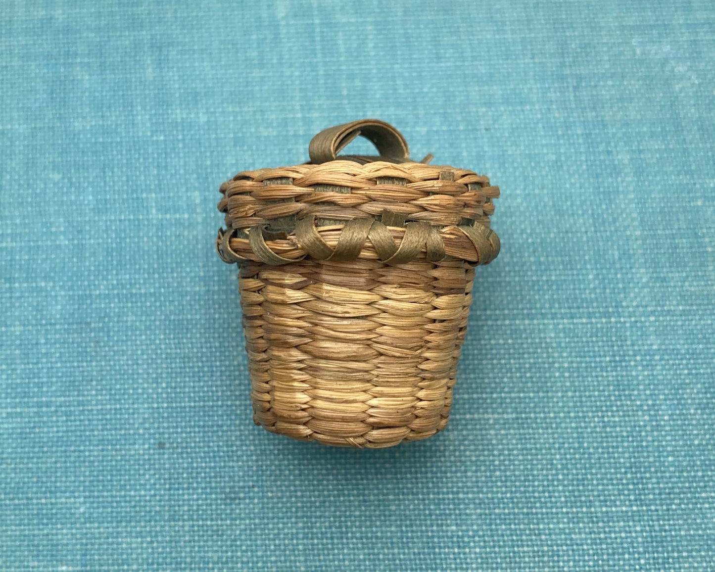 Gold Thimble in Basket