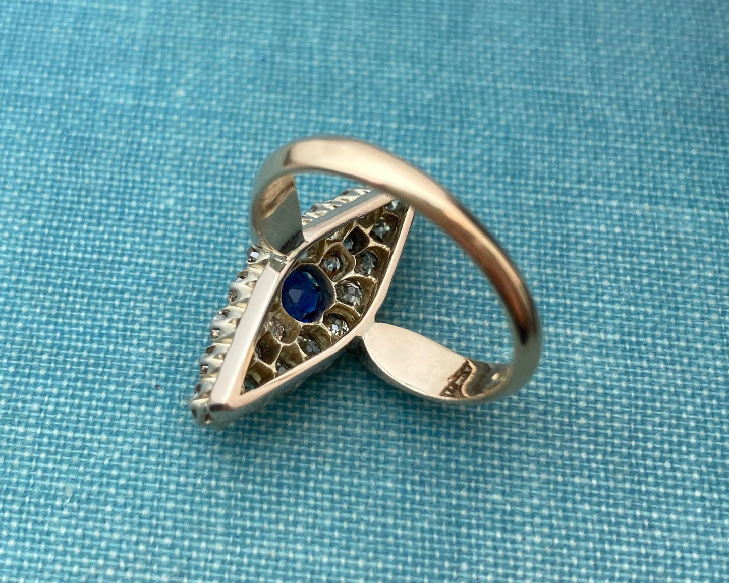 Sapphire and Diamond Ring