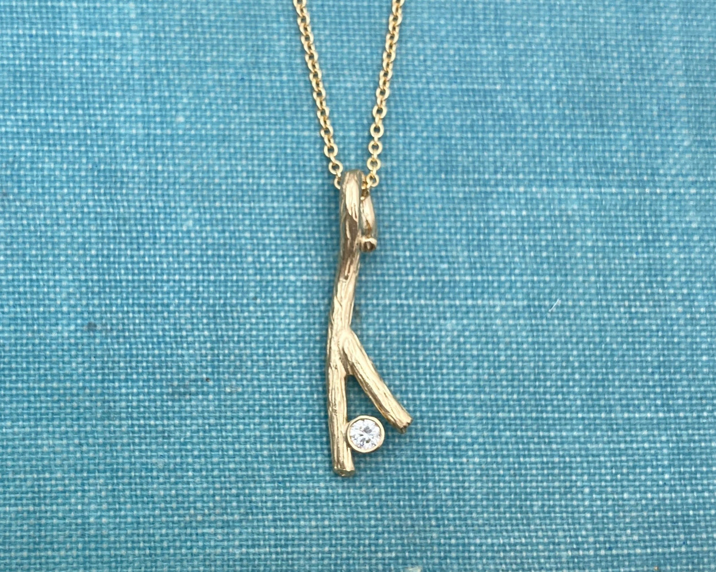 Branch Diamond Pendant