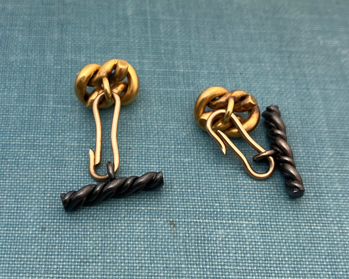 Diamond Knot Cuff Links