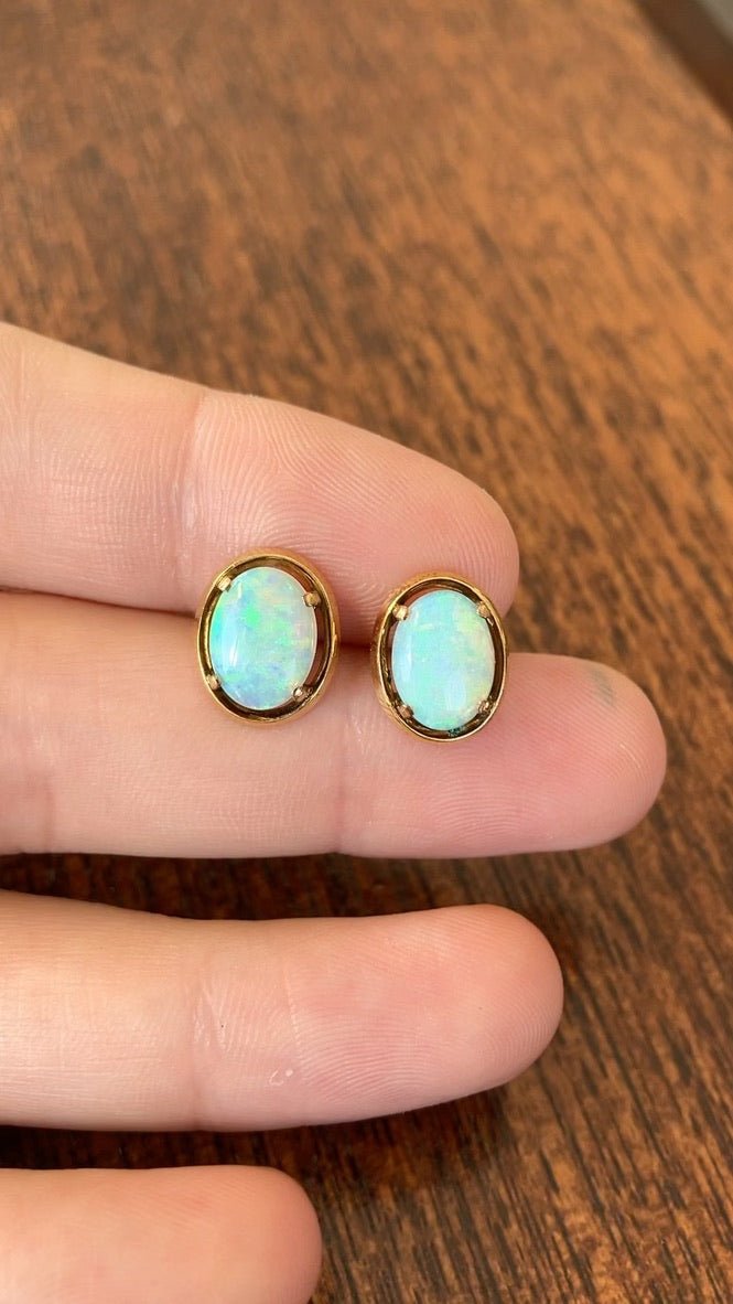 Opal Earrings