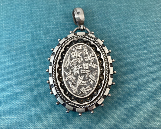 English Large Handmade Locket