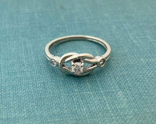 Diamond Knot Ring