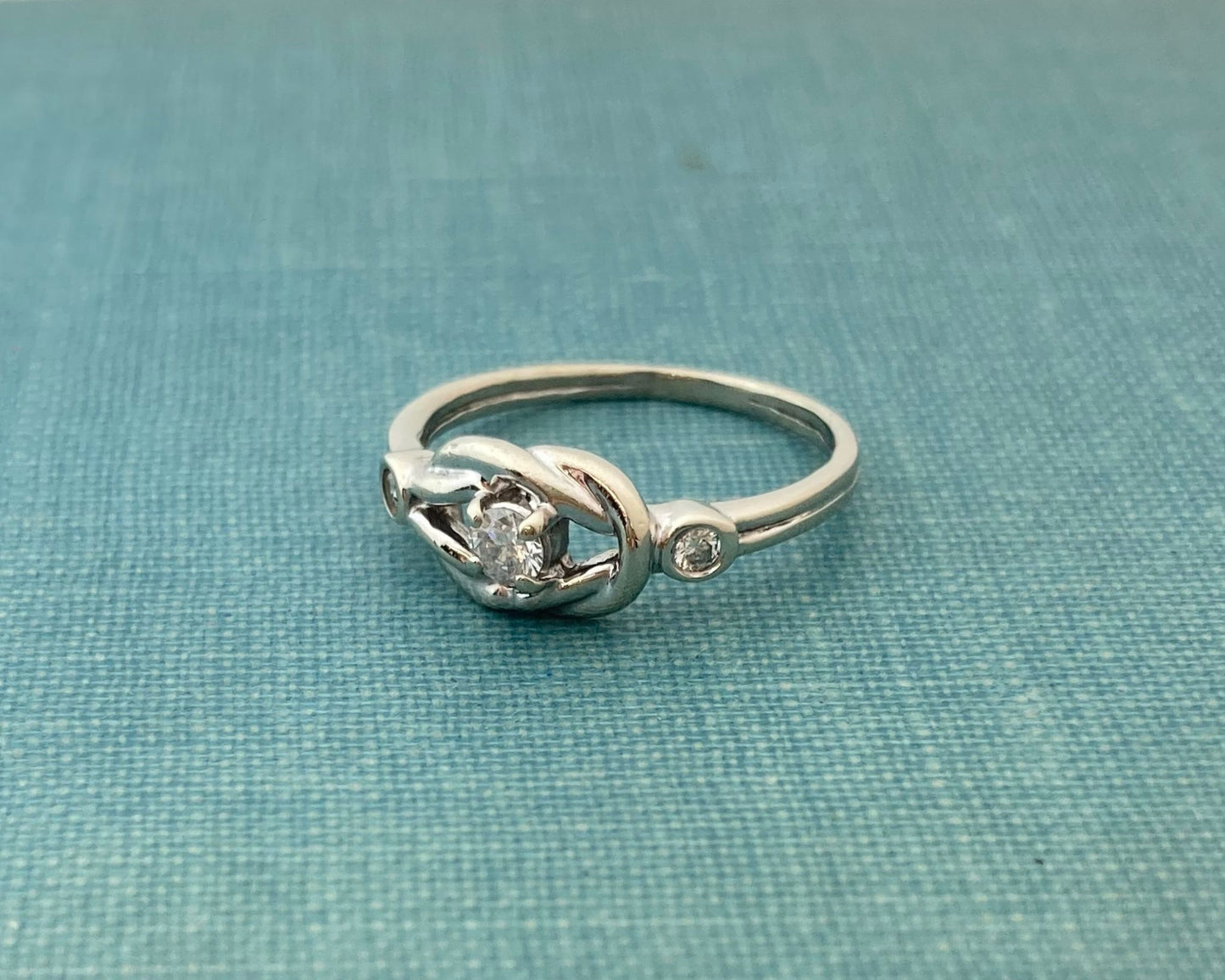 Diamond Knot Ring