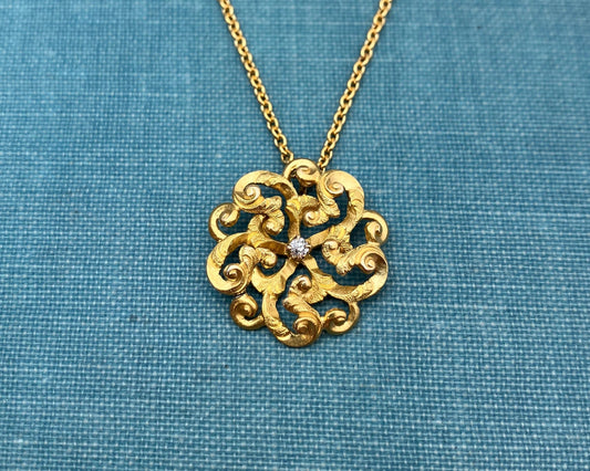 Scroll Pendant