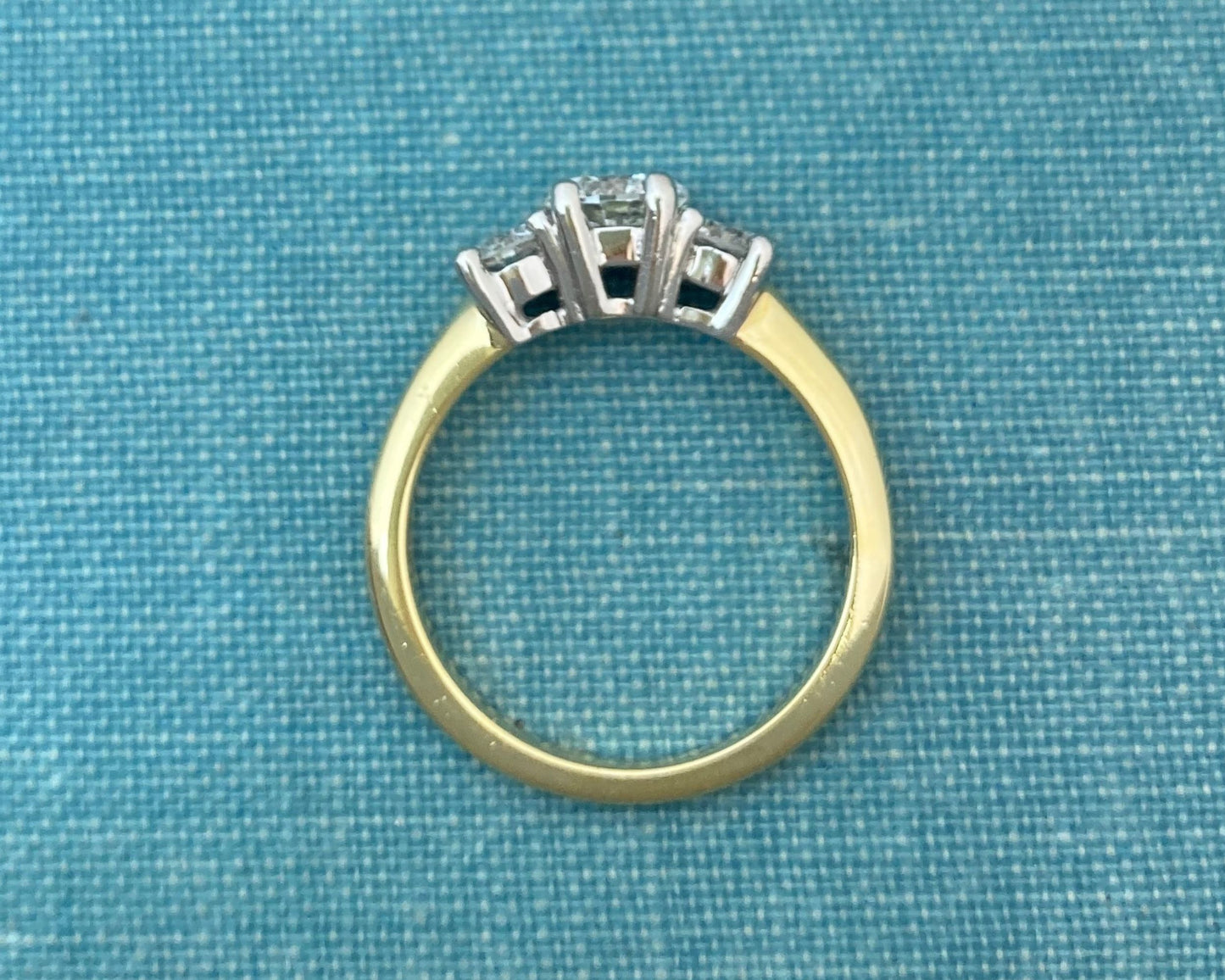 Three Stone Diamond Band