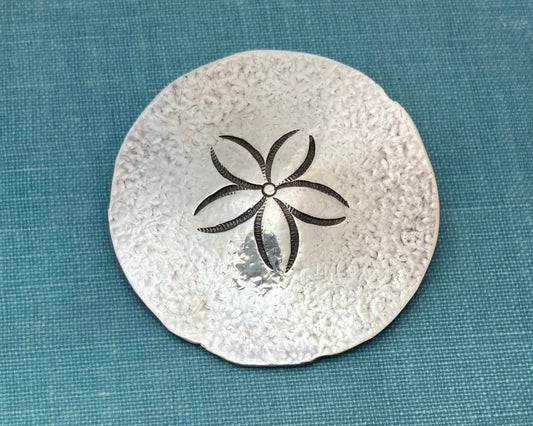 Clifford Russell Sand Dollar Brooch