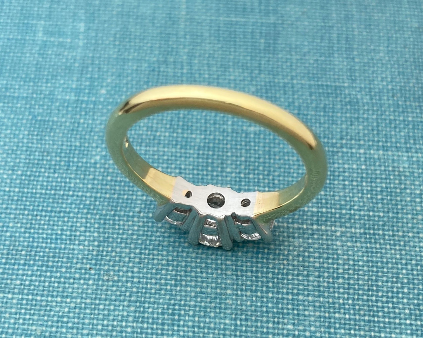 Three Stone Diamond Band