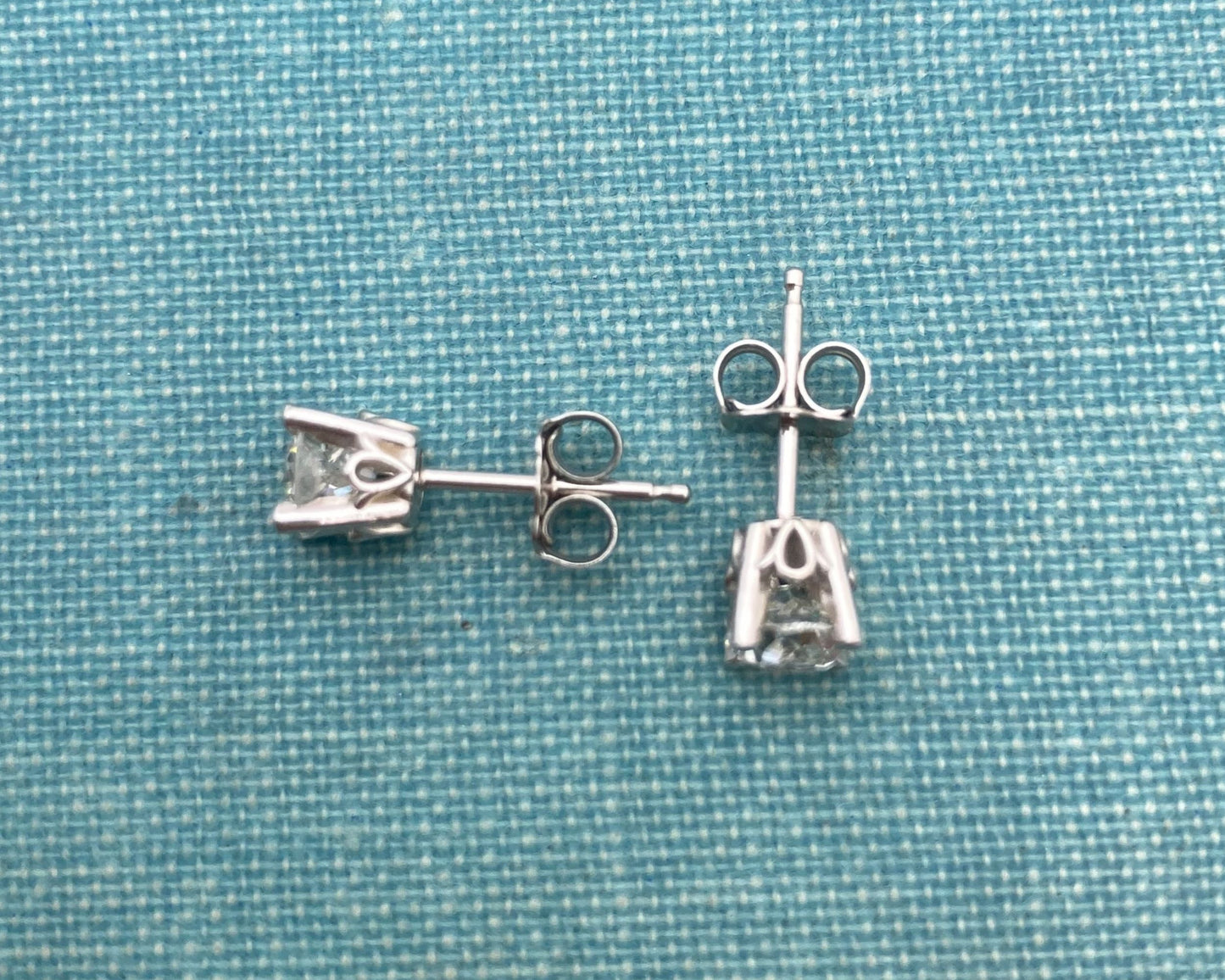 Antique 0.82ct tw Old Mine Cut Studs