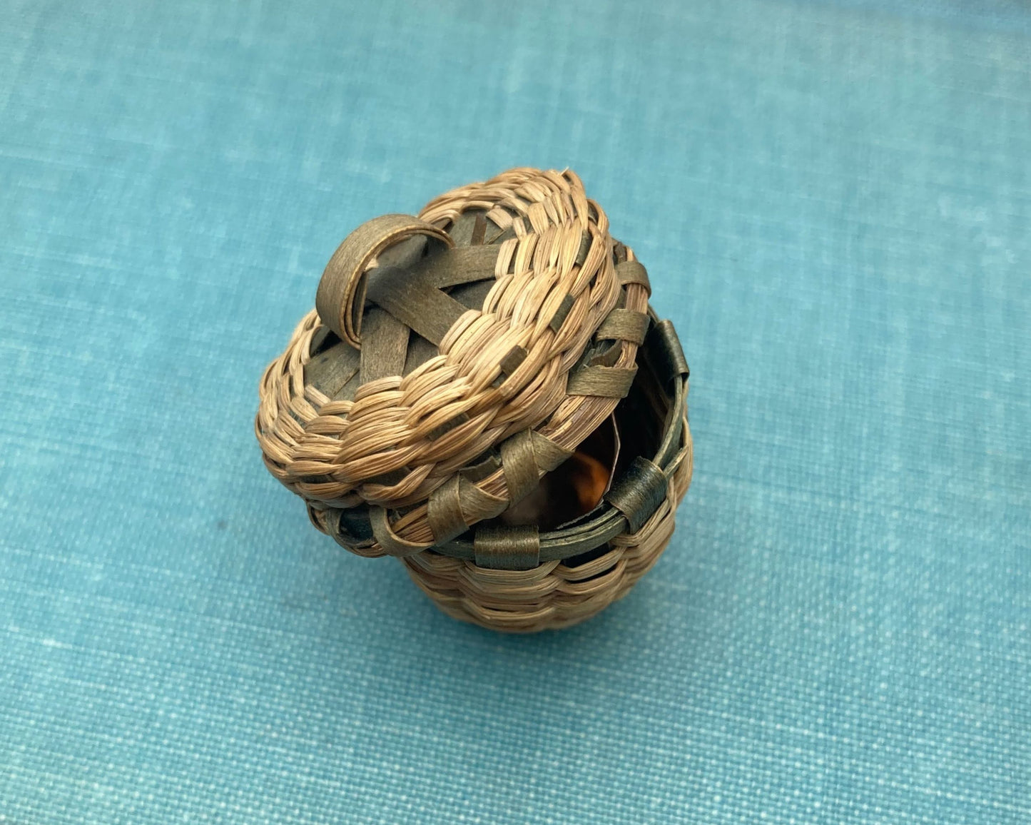Gold Thimble in Basket