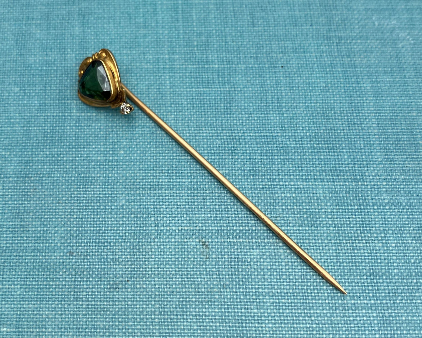 Tourmaline Stick Pin