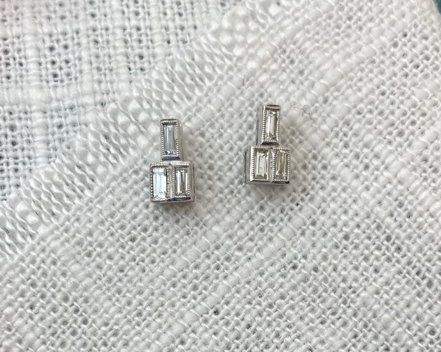 Platinum Diamond Studs