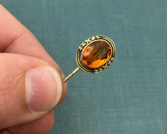 Citrine Stick Pin