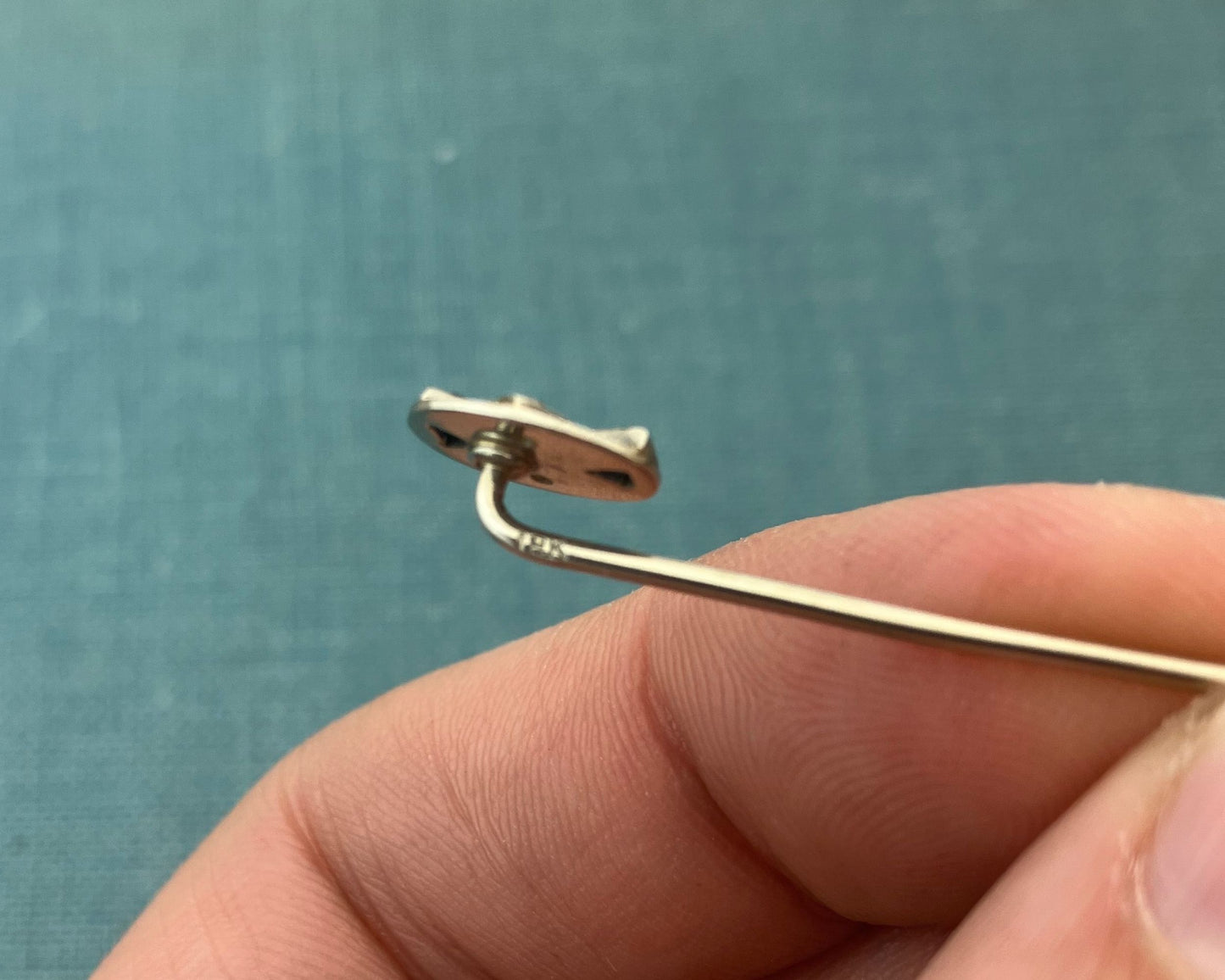 Diamond and Sapphire Stick Pin