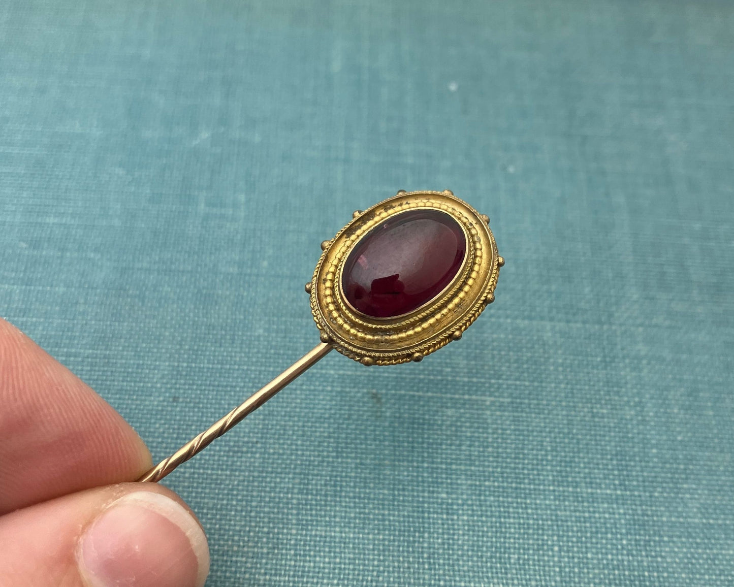 Carbuncle Stick Pin