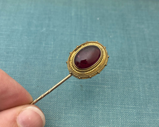 Carbuncle Stick Pin