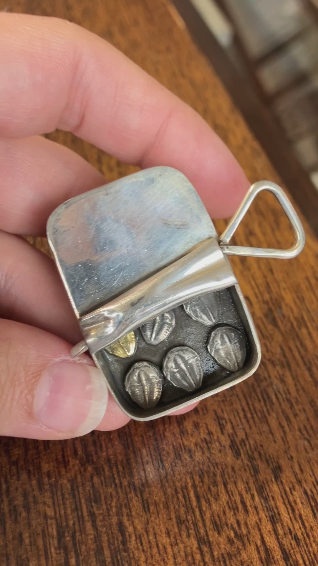 Sardine Trilobite Brooch – Blue Manor Jewelry